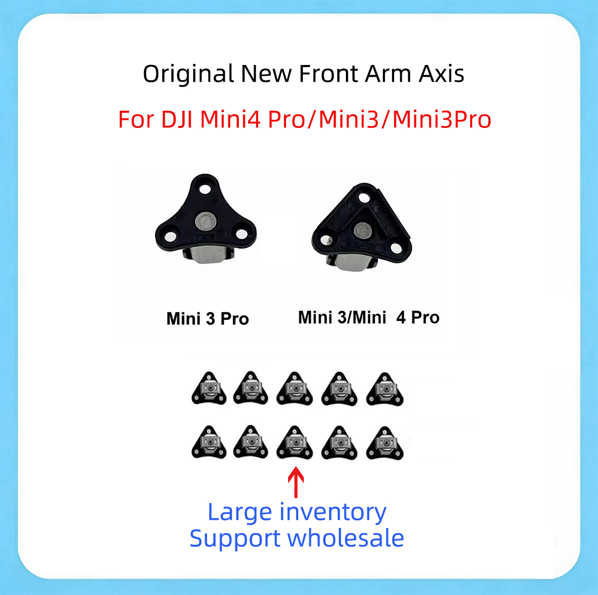 Dji Drone Mini 4 Pro - Nuovo Asse Anteriore Originale per DJI
