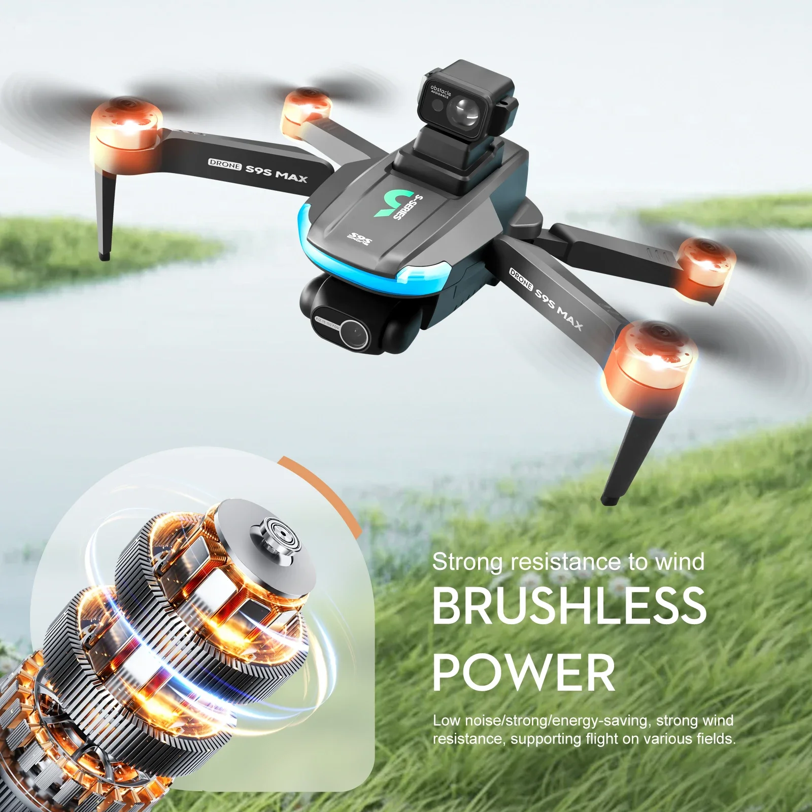 NUOVO S9S MAX MINI Drone 4K 2  - Drone Gps Module recensione e prezzo