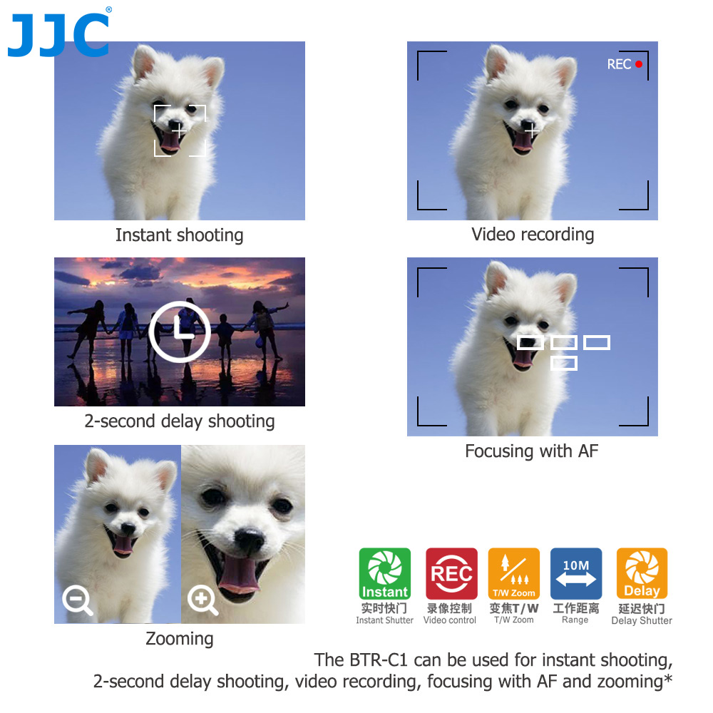 JJC BR-E1 Telecomando Bluetoot - Canon Camera Eos R8 recensione e prezzo