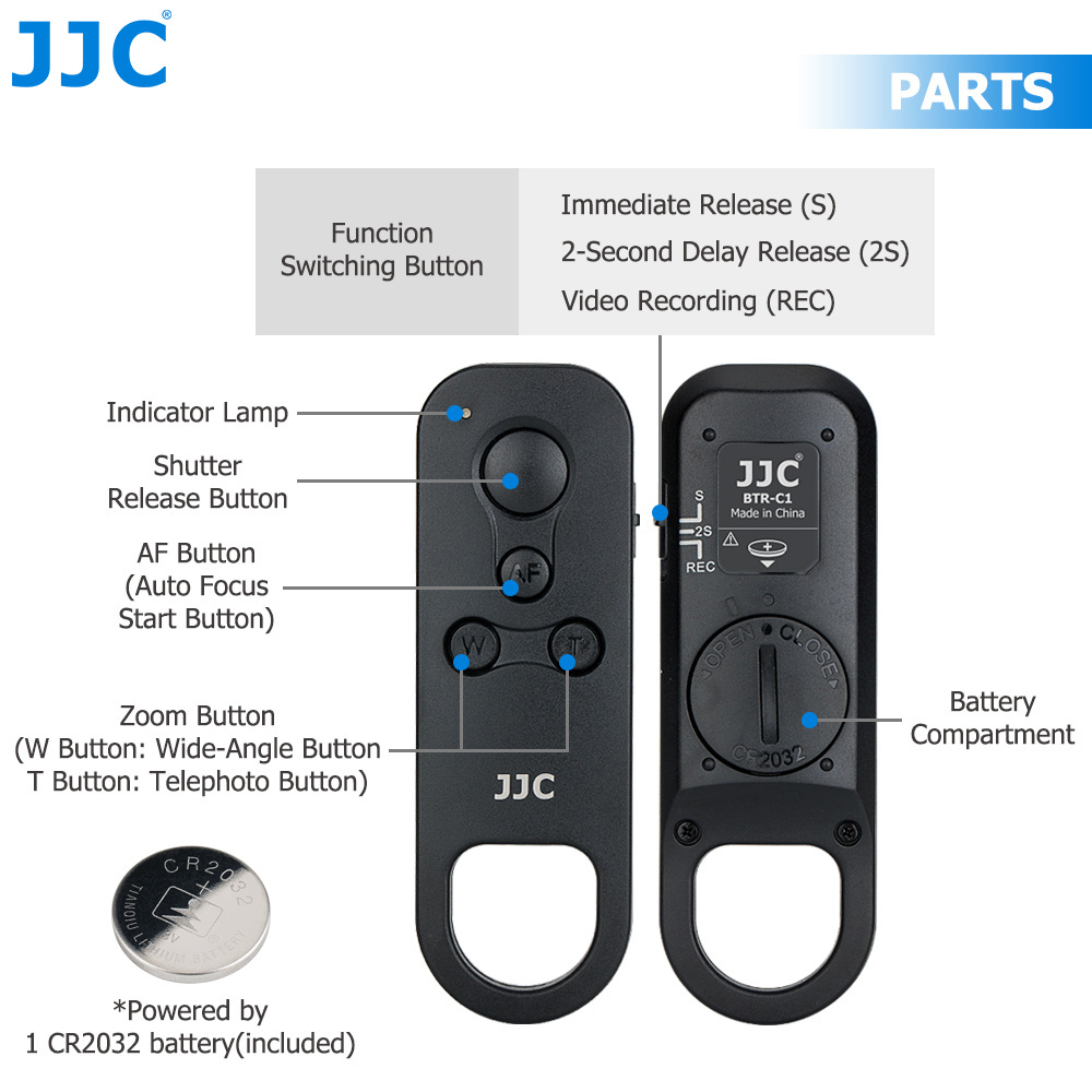 JJC BR-E1 Telecomando Bluetoot - Canon Camera Eos R8 recensione e prezzo